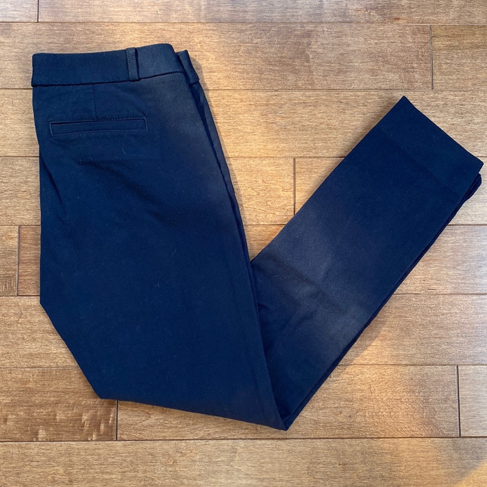 Banana Republic Sloan Skinny Stretch Work Pant Navy Size 0